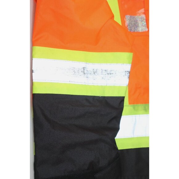 Holmes Workwear Hi-Vis Safety Jacket XL Reflective Waterproof ANSI Workcore - Picture 7 of 11